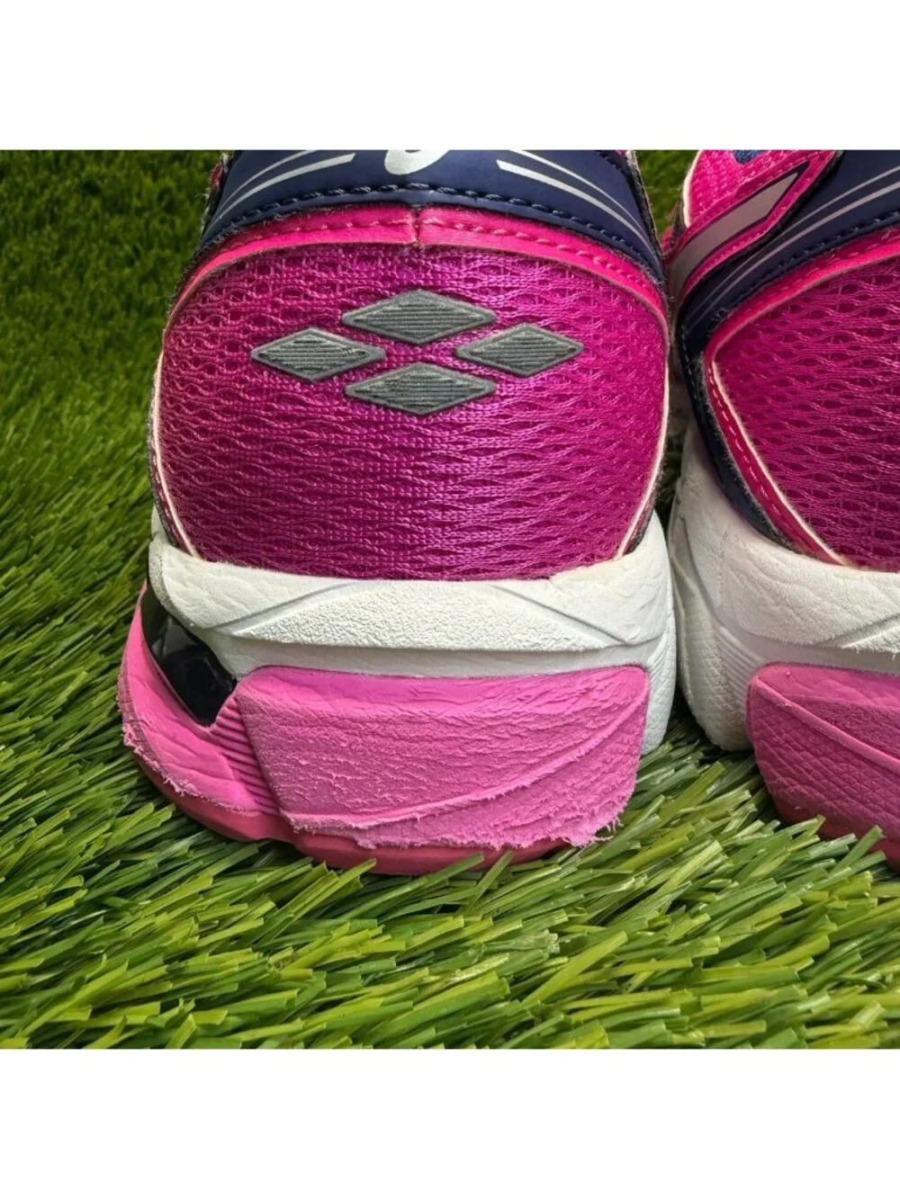 Asics GT-1000 4 Womens Size 11 Pink Blue Silver Athletic Running Shoes Sneakers